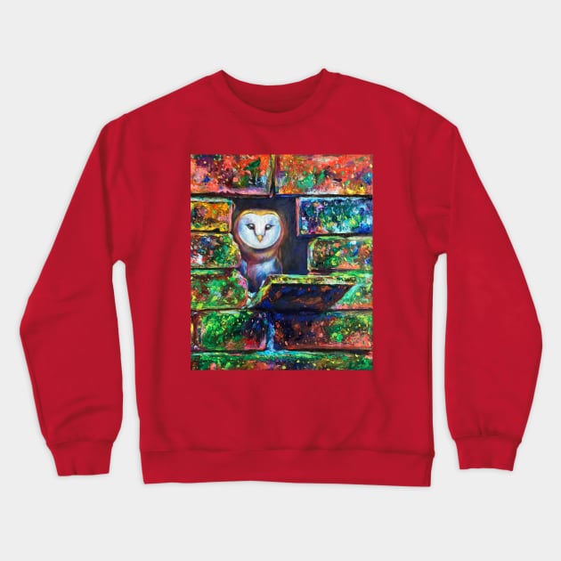 Owl Crewneck Sweatshirt by Night9